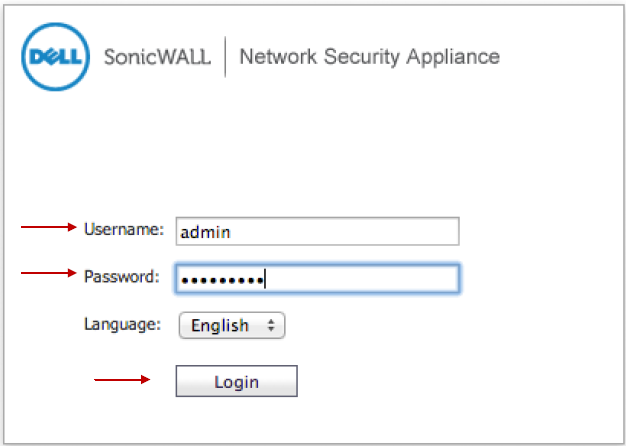 How to configure a SonicWALL Security Appliance for use with